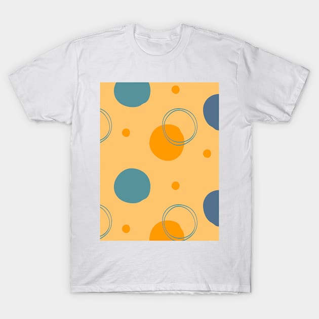 Abstract circle pastel pattern T-Shirt by Word and Saying